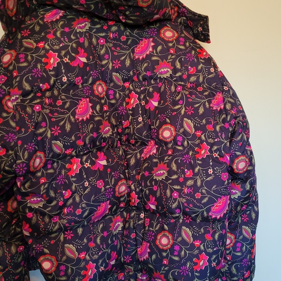 Vintage paisley print down filled puffer jacket - Picture 7 of 16